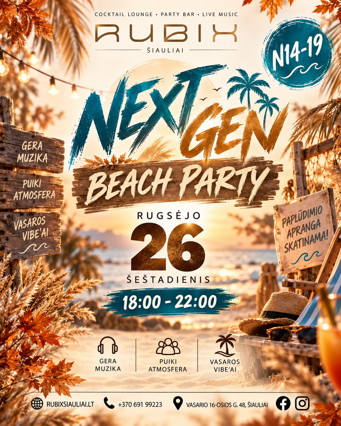 NEXT GEN Beach Party